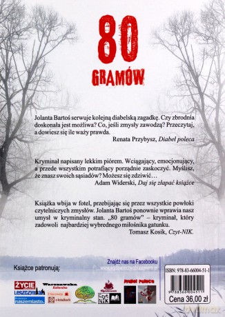 80 gramów - Jolanta Bartoś [KSIĄŻKA]