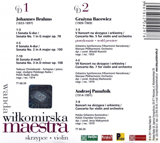 Wanda Wilkomirska: Maestra (digipack) [2CD]