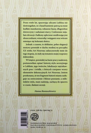 Architektura secesyjna w Lublinie - Hanna Bieniaszkiewicz [KSIĄŻKA]