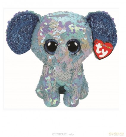 Beanie Boos Flippables Stuart - Cekinowy Słoń 15 cm