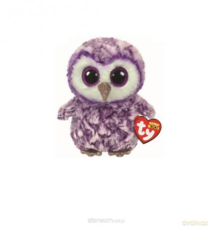 Beanie Boss Moonlight - Fioletowa sowa 15 cm