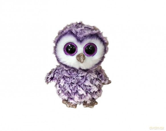 Beanie Boss Moonlight - Fioletowa sowa 15 cm