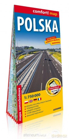Comfort!map Polska mapa samochodowa 1:750 000