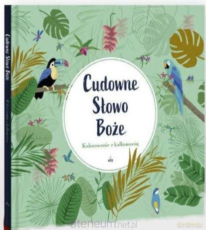 Cudowne Słowo Boże. Kolorowanka z kalkomanią [KSIĄŻKA]