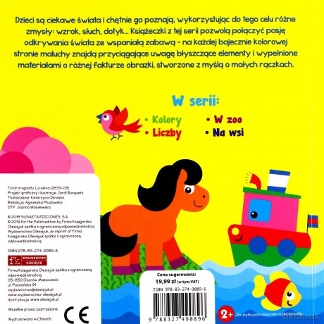 Dotykam i poznaję! W zoo [KSIĄŻKA]