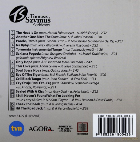 Tomasz Szymuś Orkiestra [KSIĄŻKA]+[CD]