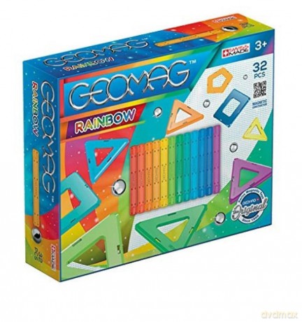 Geomag Klocki magnetyczne Tęcza 32 el. [KLOCKI]