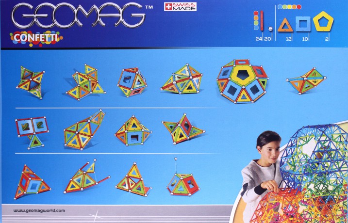Geomag Klocki magnetyczne Tęcza 32 el. [KLOCKI]