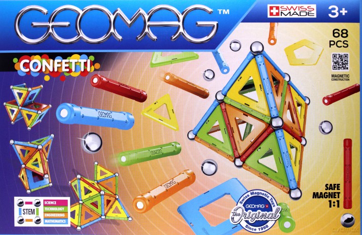 Geomag Klocki magnetyczne Tęcza 32 el. [KLOCKI]