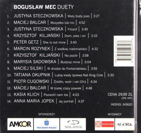 Bogusław Mec: Duety (digibook) [CD]