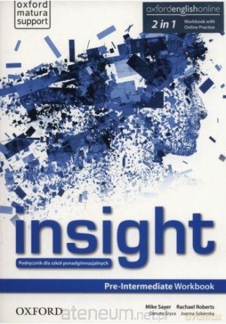 Insight Pre-Intermediate ćwiczenie PL - Mike Sayer, Rachael Roberts, Danuta Gryca, Joanna Sobierska [KSIĄŻKA]