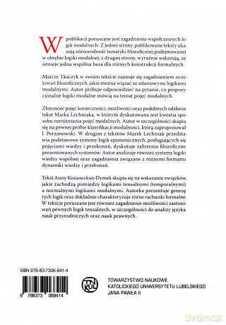 Jedność i wielość logik modalnych [KSIĄŻKA]