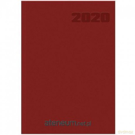 Kalendarz 2020 Basic A5 bordowy [KALENDARZ]