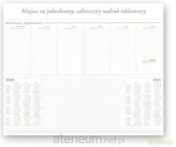 Kalendarz 2020 Biurowy Biuwar duży A2 BF5 [KALENDARZ]