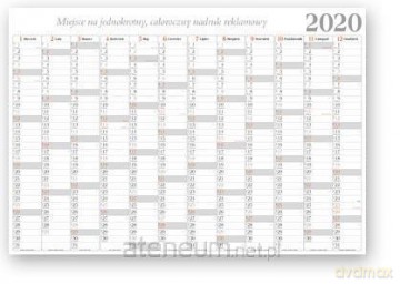 Kalendarz 2020 Biurowy Planer BF7 [KALENDARZ]