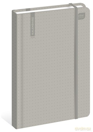 Kalendarz 2020 książkowy B6/96K Szary [KALENDARZ]