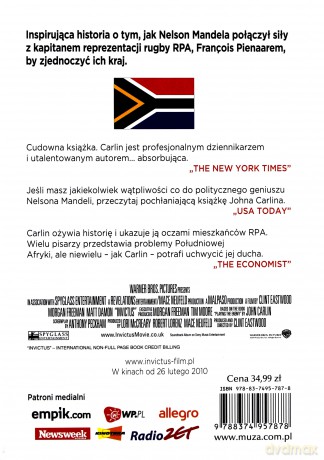 Invictus. Igrając z wrogiem - John Carlin [KSIĄŻKA]