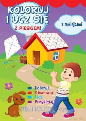 Koloruj i ucz się z pieskiem [KSIĄŻKA]