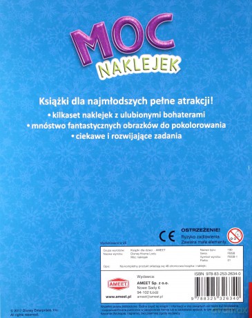 Kraina lodu. Moc naklejek [KSIĄŻKA]