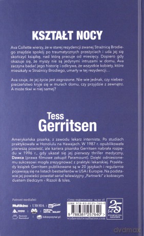 Kształt nocy - Tess Gerritsen [KSIĄŻKA]