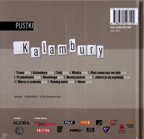 Pustki: Kalambury (digibook) [CD]