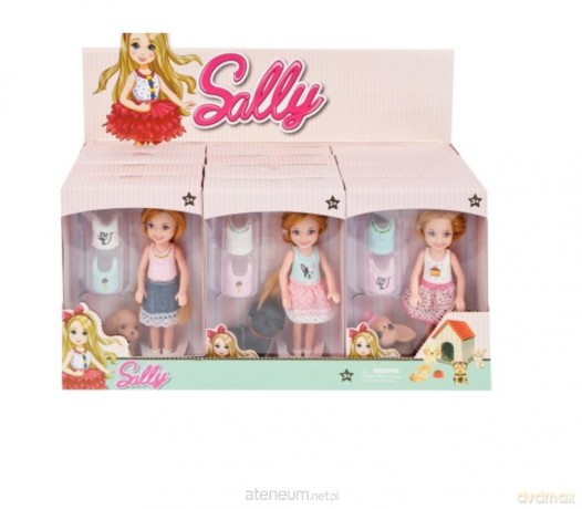 Lalka 14 cm Sally z akcesoriami