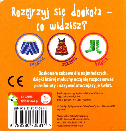 Maluch poznaje świat. Ubrania [KSIĄŻKA]