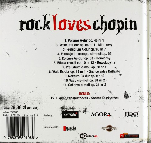 Rock Loves Chopin (digibook) [CD]