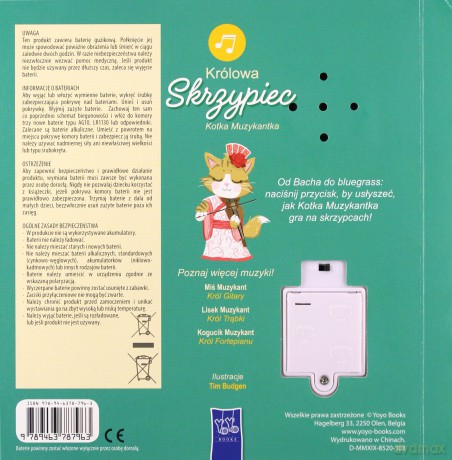 Mały wirtuoz - Królowa skrzypiec [KSIĄŻKA]