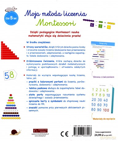 Moja metoda liczenia Montessori od 5 lat [KSIĄŻKA]