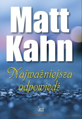 Najważniejsza odpowiedź [KSIĄŻKA]