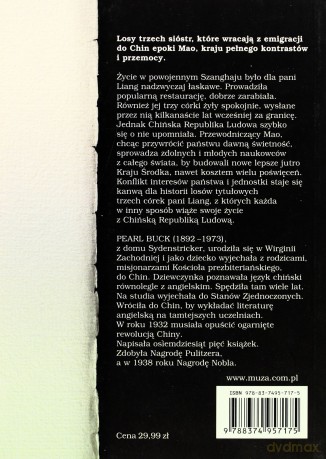 Trzy córki pani Liang - Pearl S. Buck [KSIĄŻKA]