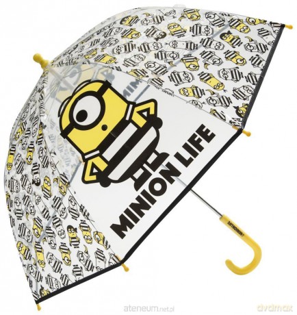 Parasolka przeźroczysta Minionki