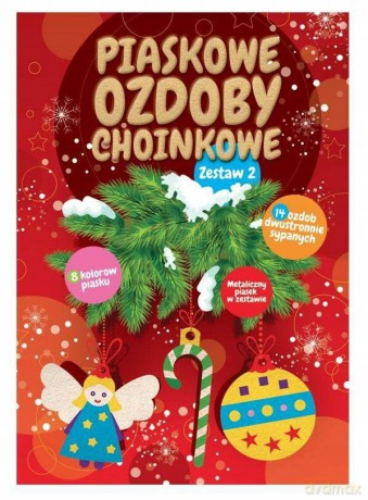 Piaskowe ozdoby choinkowe. Zestaw 2 [KSIĄŻKA]