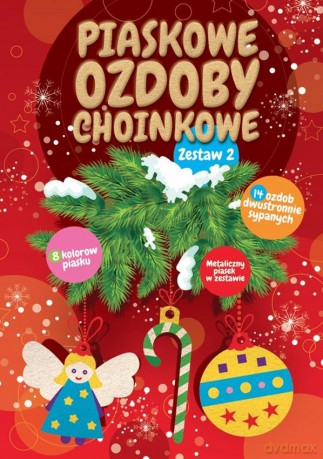 Piaskowe ozdoby choinkowe. Zestaw 2 [KSIĄŻKA]