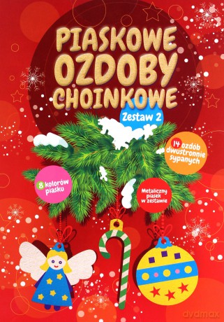 Piaskowe ozdoby choinkowe. Zestaw 2 [KSIĄŻKA]