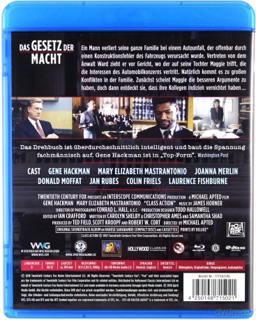 Class Action (Precedensowa sprawa) [Blu-Ray]