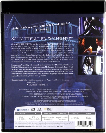 What Lies Beneath (Co kryje prawda) [Blu-Ray]