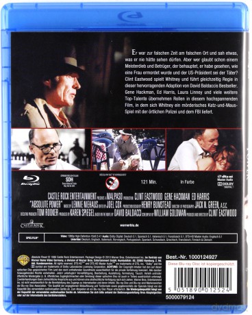 Absolute Power (Władza absolutna) [Blu-Ray]