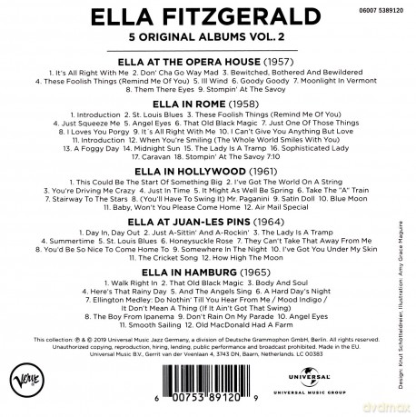 Ella Fitzgerald: 5 Original Albums [5CD]