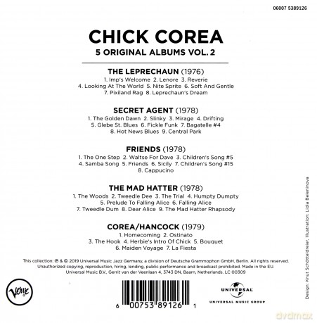 Chick Corea: 5 Original Albums [5CD]