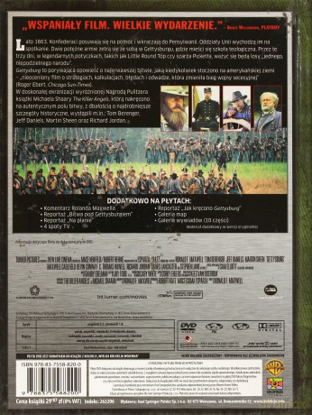 Gettysburg (Wielka Kolekcja Wojenna) (booklet) [2DVD]