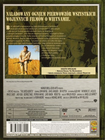 Zielone berety (Wielka Kolekcja Wojenna) (booklet) [DVD]