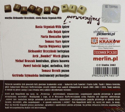 Basia Stępniak-Wilk i inni: Muzyczna bombonierka (digipack) [CD]