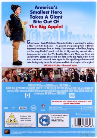 Home Alone 2 Lost In New York (Kevin sam w Nowym Jorku) [DVD]