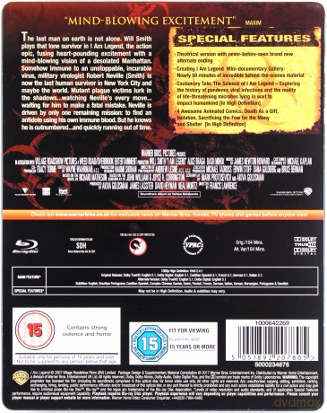 I Am Legend (steelbook) [Blu-Ray]
