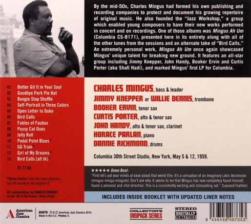 Charles Mingus: Mingus Ah Hum [CD]