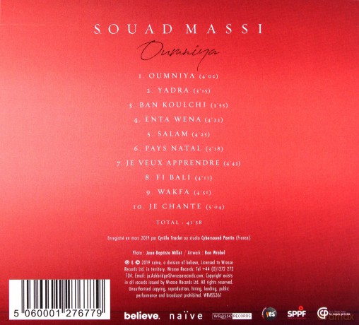 Souad Massi: Oumniya [CD]