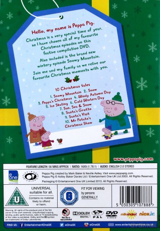 Peppa Pig A Christmas Compilation (Świnka Peppa) [DVD]