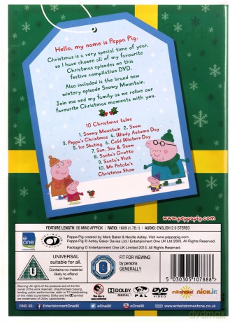 Peppa Pig A Christmas Compilation (Świnka Peppa) [DVD]